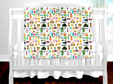 Iconic Hawaii Baby Blanket