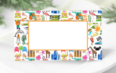 Iconic Florida Watercolor Place Cards