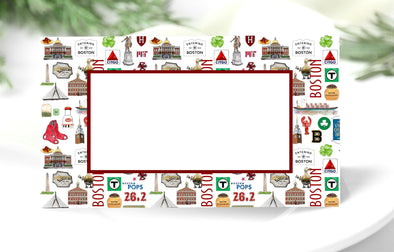 Iconic Boston Massachusetts Watercolor Place Cards