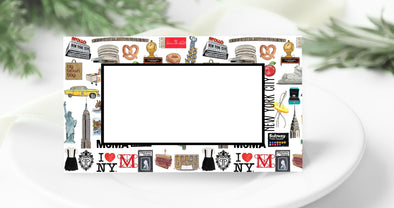 Iconic New York City Watercolor Place Cards