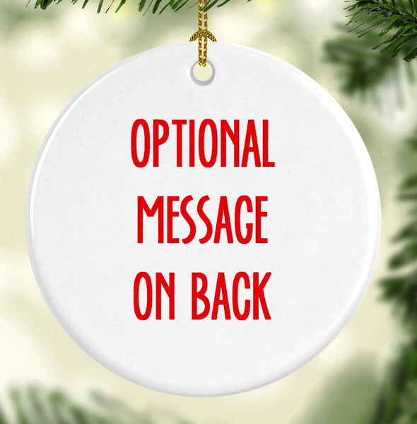 Brooklyn Bridge Round Porcelain Ornament