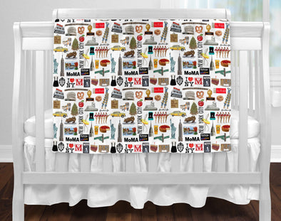 Iconic New York City Baby Blanket