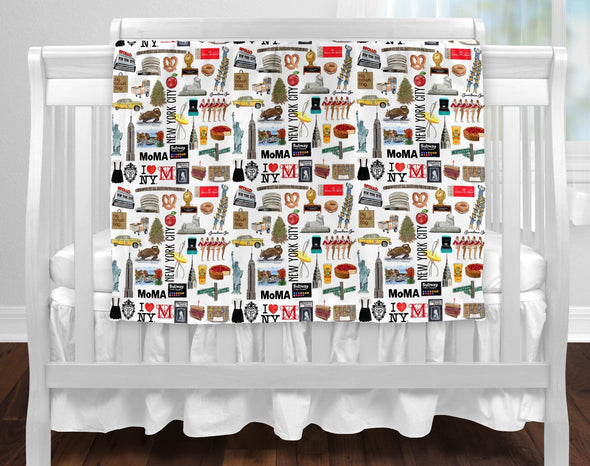 Iconic New York City Baby Blanket