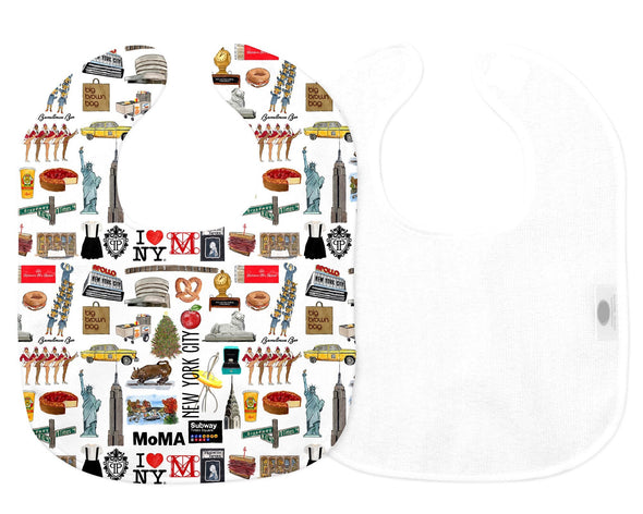 Iconic New York City Baby Bib