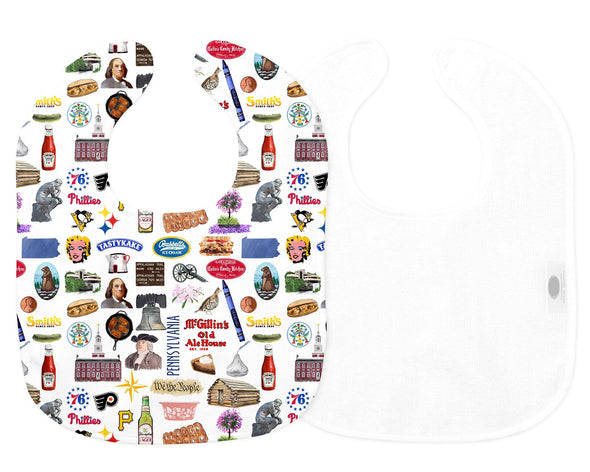 Iconic Pennsylvania Baby Bib