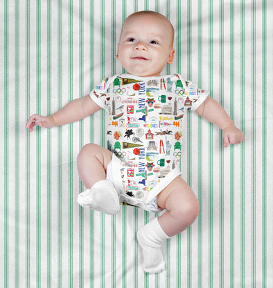 Iconic New York State Baby  Bodysuit