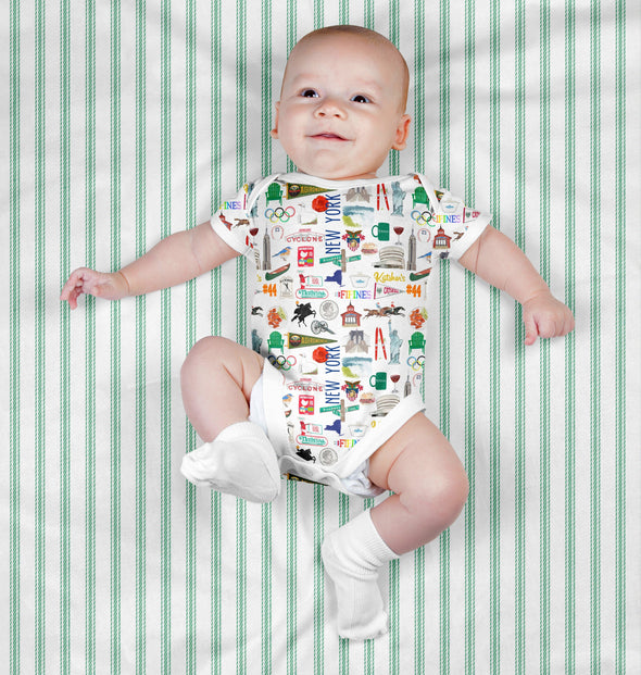 Iconic New York State Baby  Bodysuit
