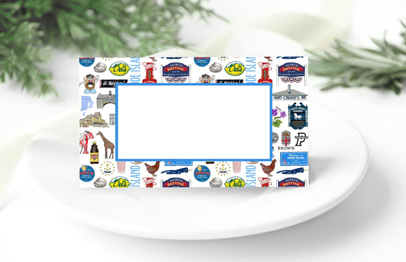 Iconic Rhode Island Watercolor Place Cards