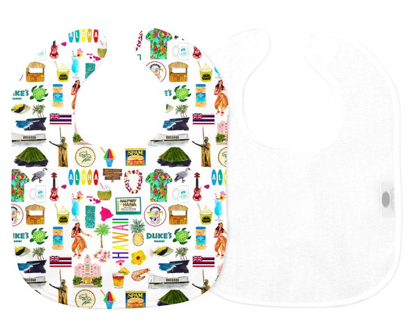 Iconic Hawaii Baby Bib