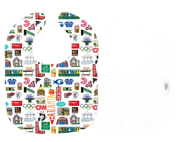 Iconic Atlanta Georgia Baby Bib