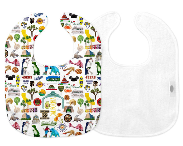 Iconic California Baby Bib