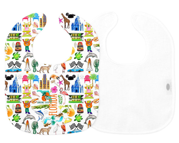 Iconic Florida Baby Bib