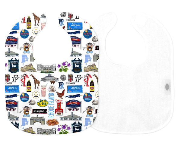 Iconic Rhode Island Baby Bib