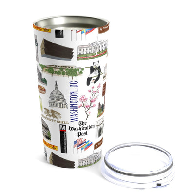 Iconic Washington, DC  20 ounce Stainless Steel Hot/Cold Cup