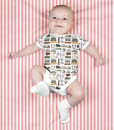 Iconic Washington, DC Baby  Bodysuit