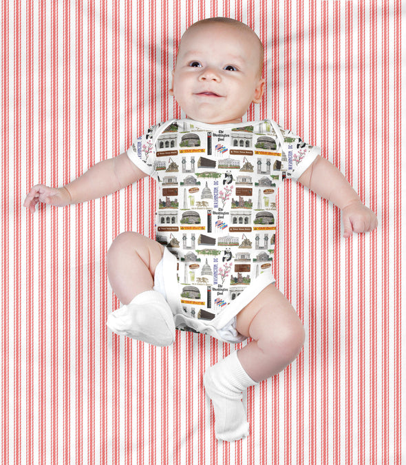 Iconic Washington, DC Baby  Bodysuit