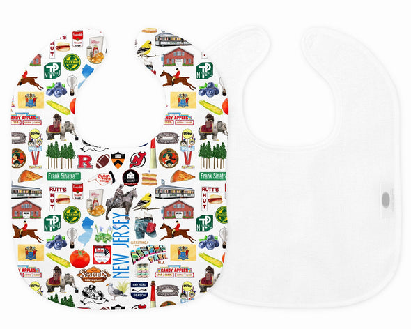 Iconic New Jersey Baby Bib
