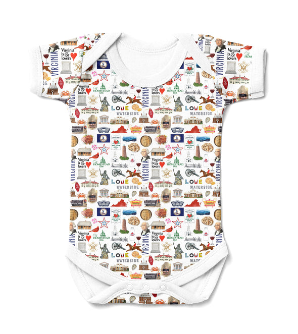 Iconic Virginia Baby  Bodysuit