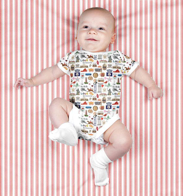 Iconic Virginia Baby  Bodysuit