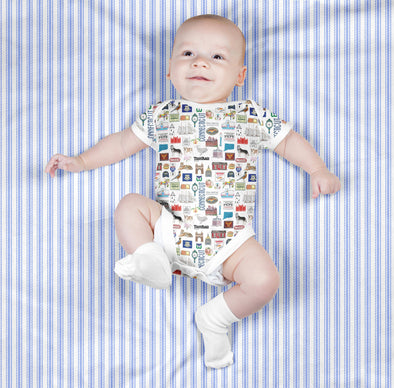 Iconic Connecticut Baby  Bodysuit