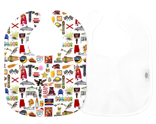 Iconic Alabama Baby Bib