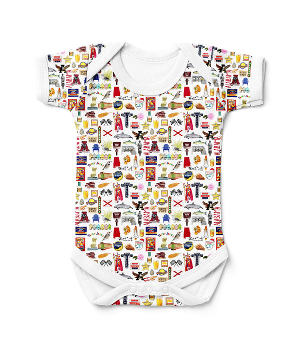 Iconic Alabama Baby  Bodysuit