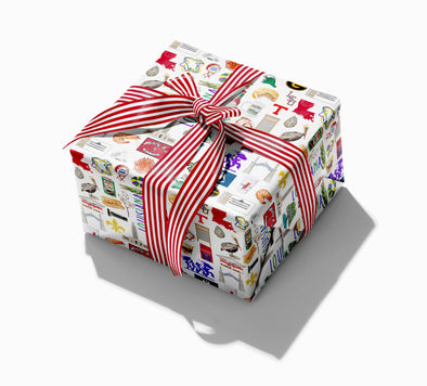 Iconic Louisiana Watercolor Gift Wrap