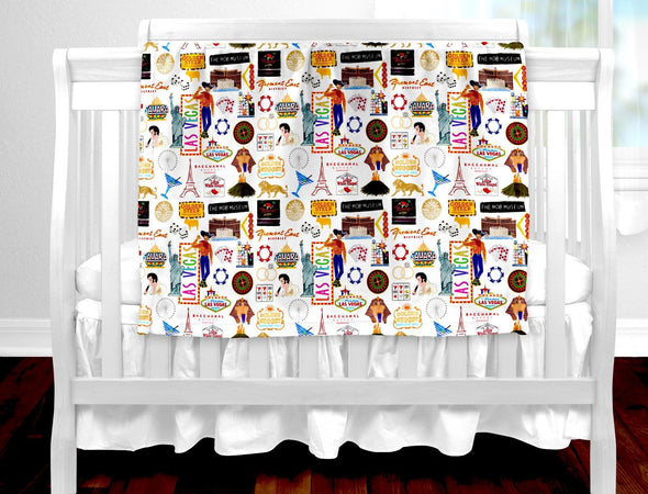 Iconic Las Vegas Baby Blanket
