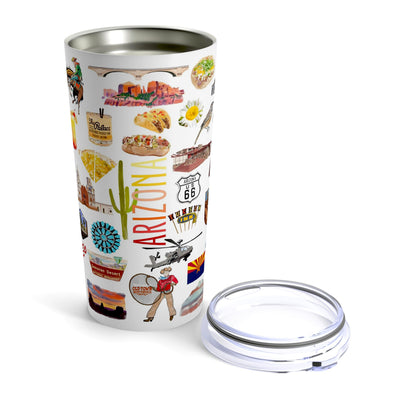 Iconic Arizona Watercolor 20 ounce Stainless Steel Hot/Cold Cup