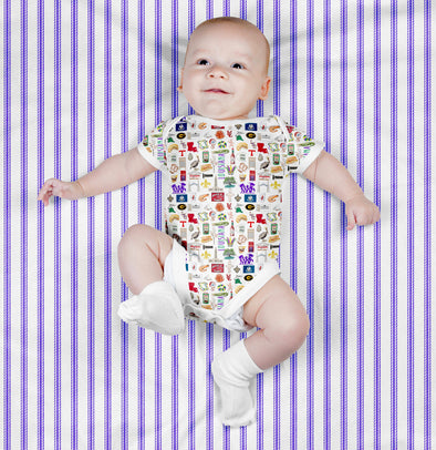 Iconic Louisiana Baby  Bodysuit