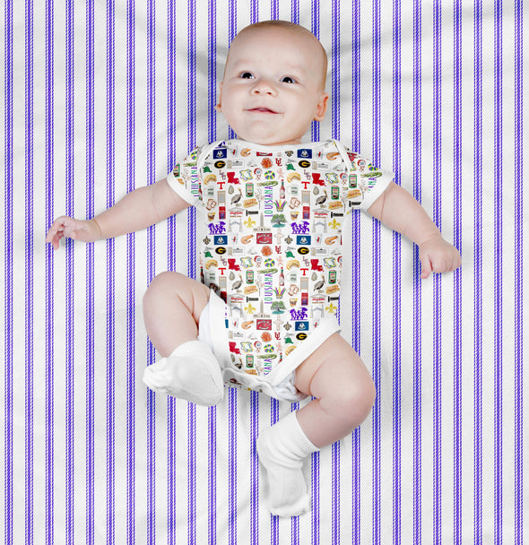 Iconic Louisiana Baby  Bodysuit