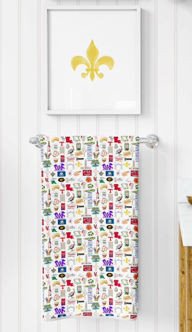 Iconic Louisiana towel
