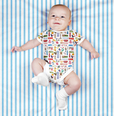 Iconic Houston Texas Baby  Bodysuit