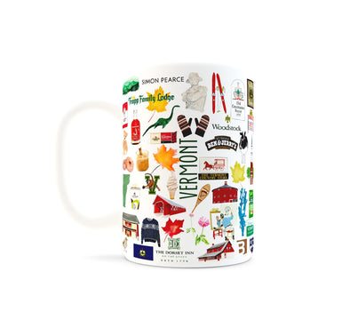 Iconic Vermont Watercolor Ceramic Mug