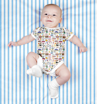Iconic Austin, Texas Baby  Bodysuit
