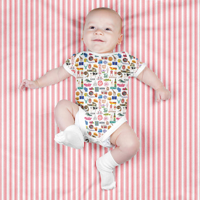 Iconic Wisconsin Baby  Bodysuit