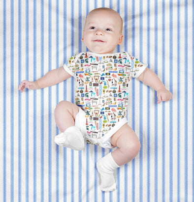 Iconic Michigan Baby  Bodysuit