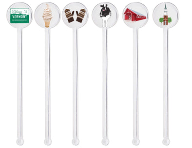 Iconic Vermont Swizzle Sticks - Set of 12