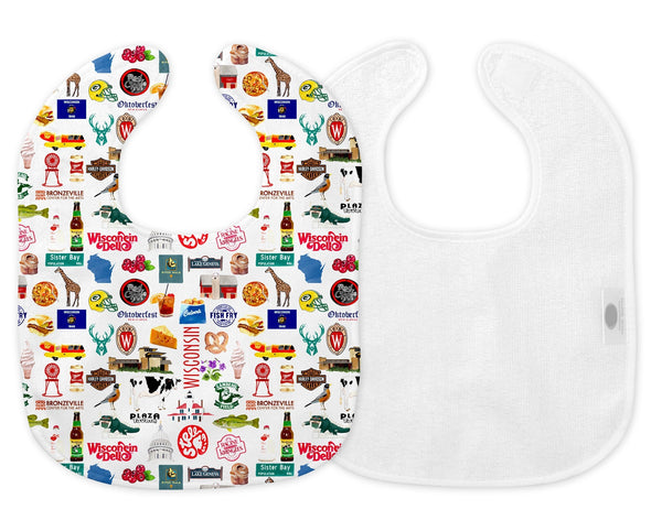 Iconic Wisconsin Baby Bib