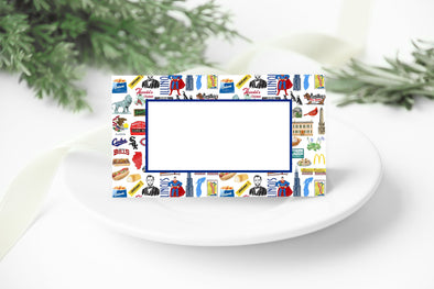 Iconic Illinois Watercolor Place Cards