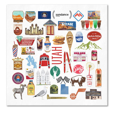 Iconic Utah Watercolor  Napkins
