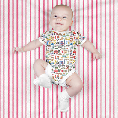 Iconic Illinois Baby  Bodysuit