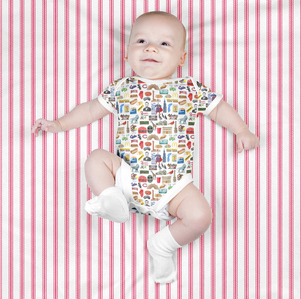 Iconic Illinois Baby  Bodysuit