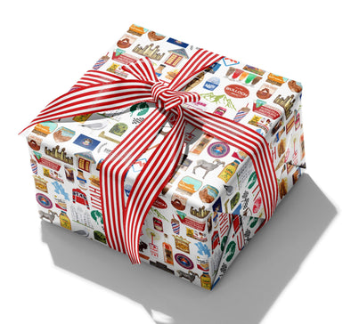 Iconic Utah Watercolor Gift Wrap