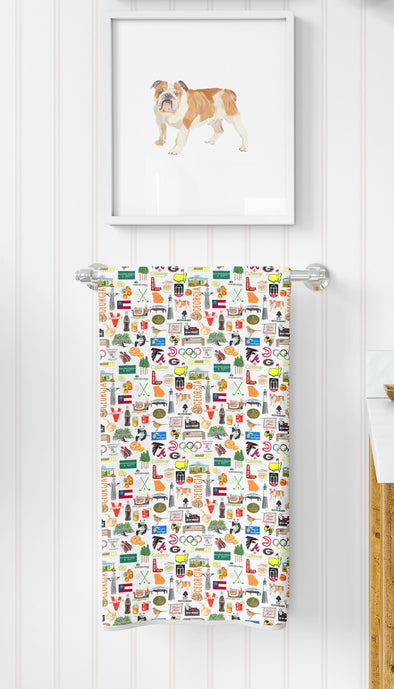 Iconic Georgia towel