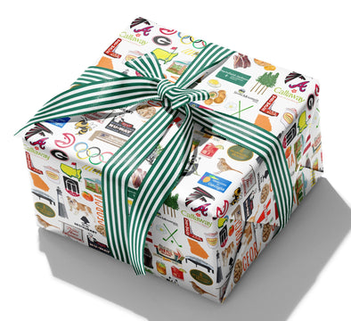 Iconic Georgia Watercolor Gift Wrap