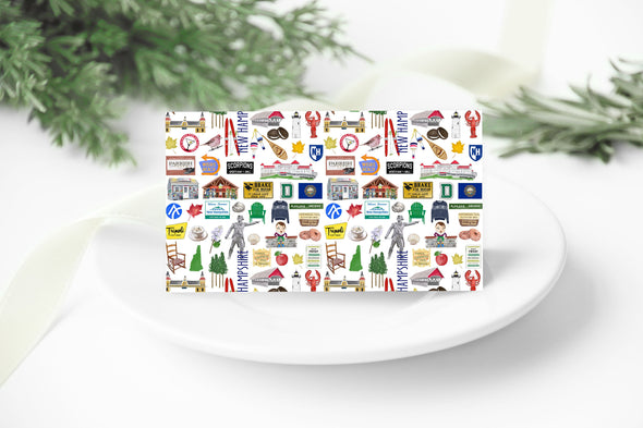 Iconic New Hampshire Watercolor Place Cards