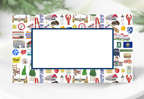 Iconic New Hampshire Watercolor Place Cards
