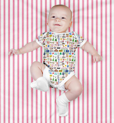 Iconic New Hampshire Baby  Bodysuit