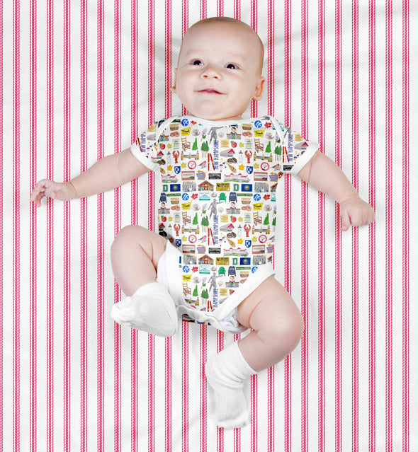 Iconic New Hampshire Baby  Bodysuit